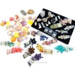 Collection of semi-precious stones & shells