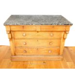 Marble top cabinet