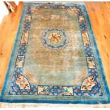 Part silk Chinese rug
