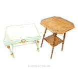 Two occasional tables