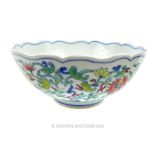 Chinese porcelain Dou cai glaze bowl