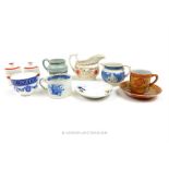 A collection of mainly 19th century English porcelain