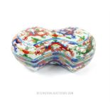 Chinese porcelain lidded Wu Chai box