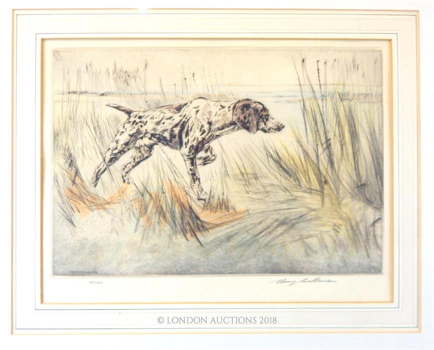 Three framed hunting scenes - Image 2 of 4