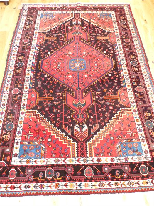 A large, fine quality, Persian, woollen rug