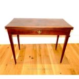 George III mahogany tea table