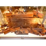 Collection of twenty Victorian and later wood-workers planes