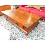 An Eastern hardwood coffee table