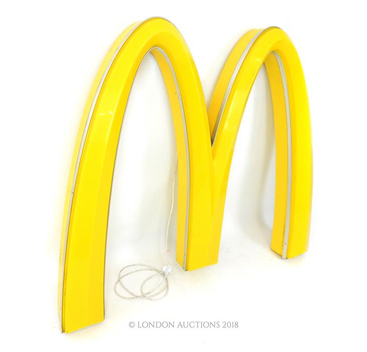 Large, vintage McDonalds, light-up sign - Bild 2 aus 2