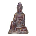 Large seated Chinese Buddha