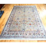 A large fine Persian carpet