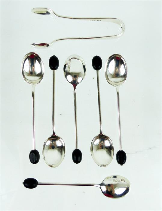 Two cased sets of Mappin & Webb silver tea-spoons - Image 6 of 6