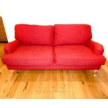 A Howard style Sofa Workshop two seater sofa