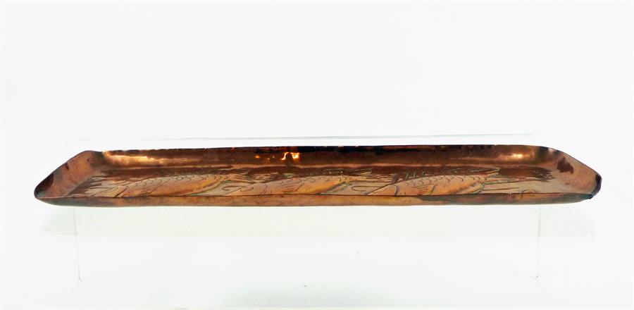 A Newlyn School Copper Trinket Tray - Image 2 of 2