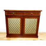 A Reproduction mahogany cabinet.