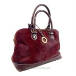 Edina Ronay cow hide handbag