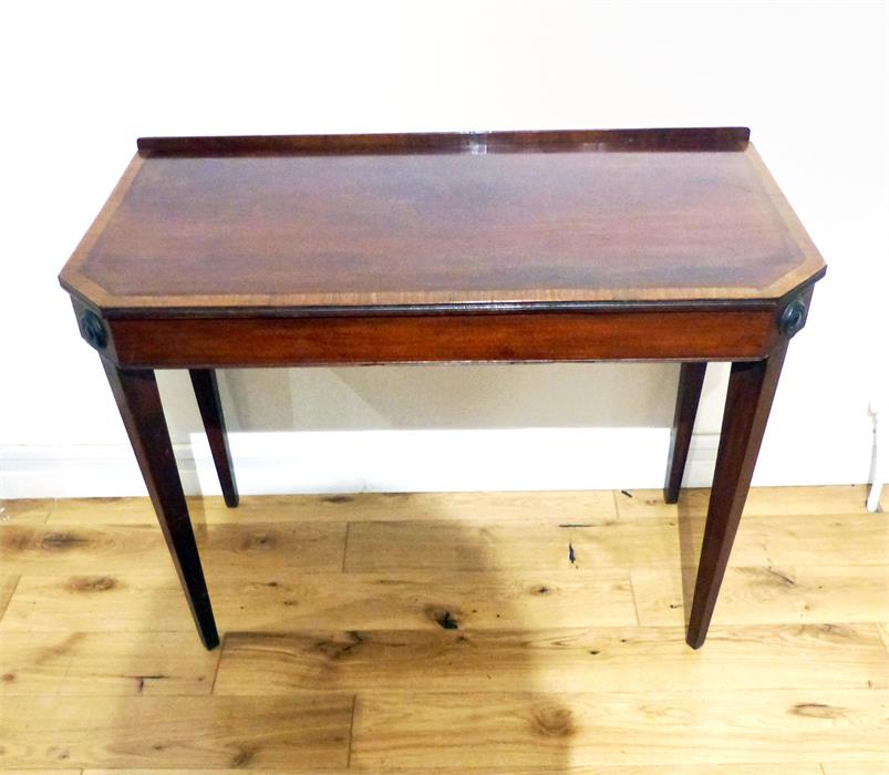 A 19th century Mahogany side or serving table. - Image 2 of 2