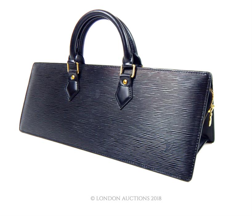 A Louis Vuitton, black, leather handbag - Image 2 of 2