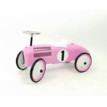 A 'Magni' pink No.1 metal racing car