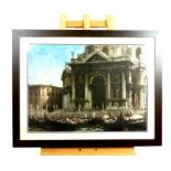 Large framed print of Venice