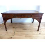 A Victorian, mahogany desk