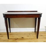A 19th century Mahogany side or serving table.