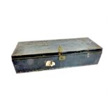 A mid 20th century RAF tin trunk