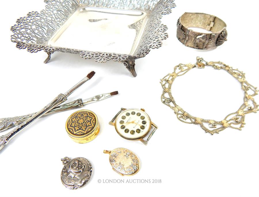 An Argentinian sterling silver bowl and other items - Image 2 of 3