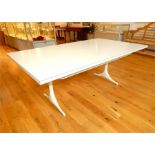 A George Nelson for Herman Miller `Swag Leg` dining table