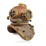 A 1940's American Navy Mark V deep sea divers helmet