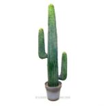 A plastic model of a cactus