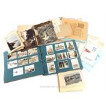 A collection of ephemera related to cruises undertaken in the 1930's