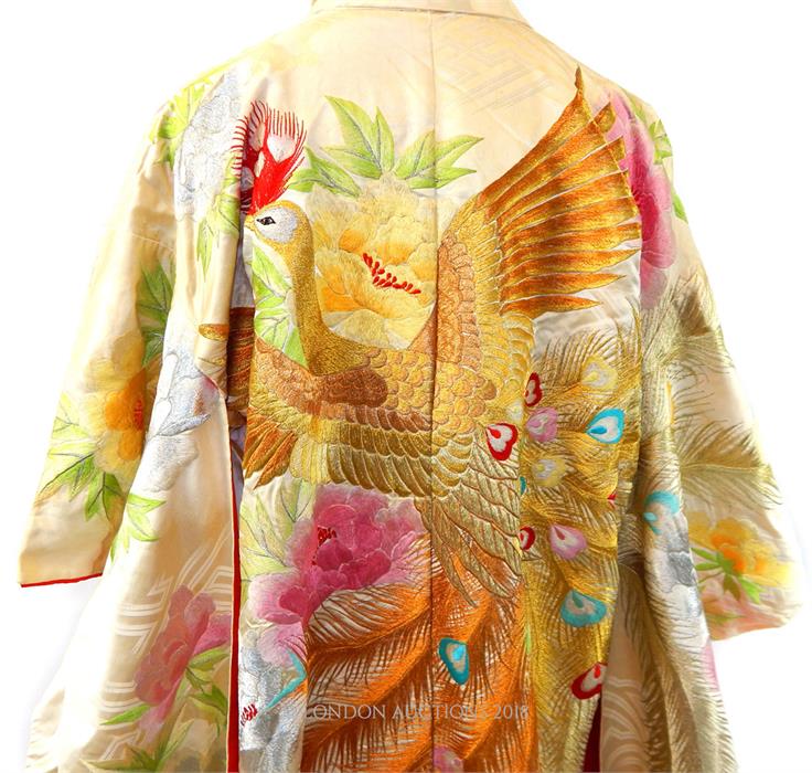 A mid 20th century Japanese wedding kimono - Image 3 of 5