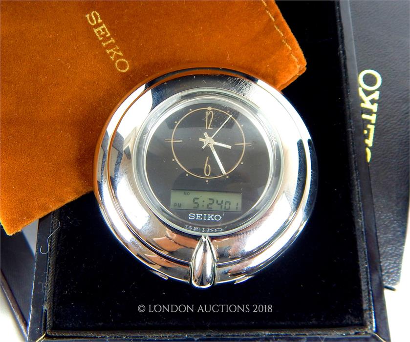 A Rotary Avenger gents watch and three Seiko watches - Image 3 of 5