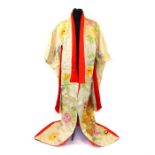 A mid 20th century Japanese wedding kimono