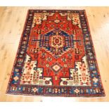 A fine Northwest Persian Nahawand rug 200 cm x 145 cm