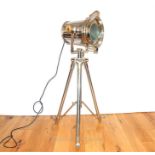 A Vintage Style Chromium Plated Spot Light Lamp.