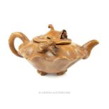 Chinese terracotta tea pot.