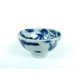 An Antique Chinese Blue and White Wine Cup.