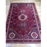 A fine southwest Persian Qashqai carpet