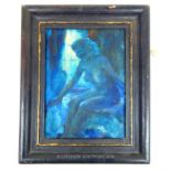 Sue MacDougall, oil on board female nude