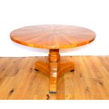 A 19th century circular tilt top breakfast table, possibly Maltese