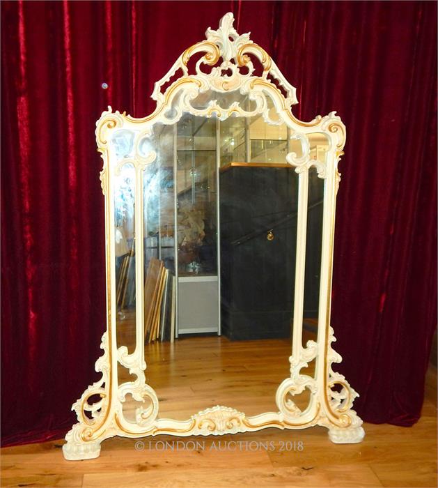 A Louis XV style wall mirror