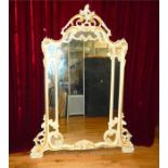 A Louis XV style wall mirror