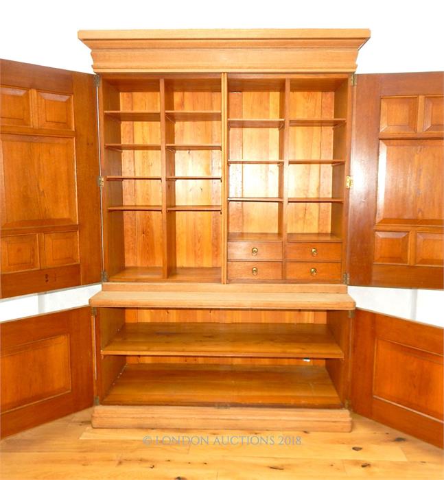 A large late 19th century ash cabinet. - Image 2 of 4