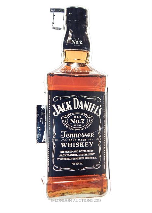 A Jack Daniels advertising sign