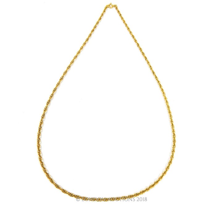 An 18ct yellow gold necklace - Image 2 of 2