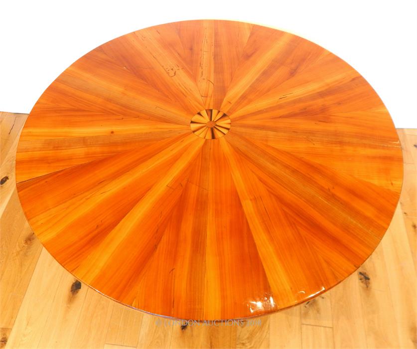 A 19th century circular tilt top breakfast table, possibly Maltese - Image 3 of 3