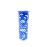 A Chinese blue and white porcelain vase