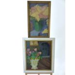 Two oil on board still life studies